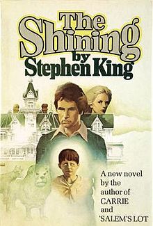 "The Shining" by Stephen King book cover